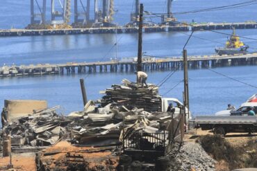 Incendio forestal Penco Lirquén