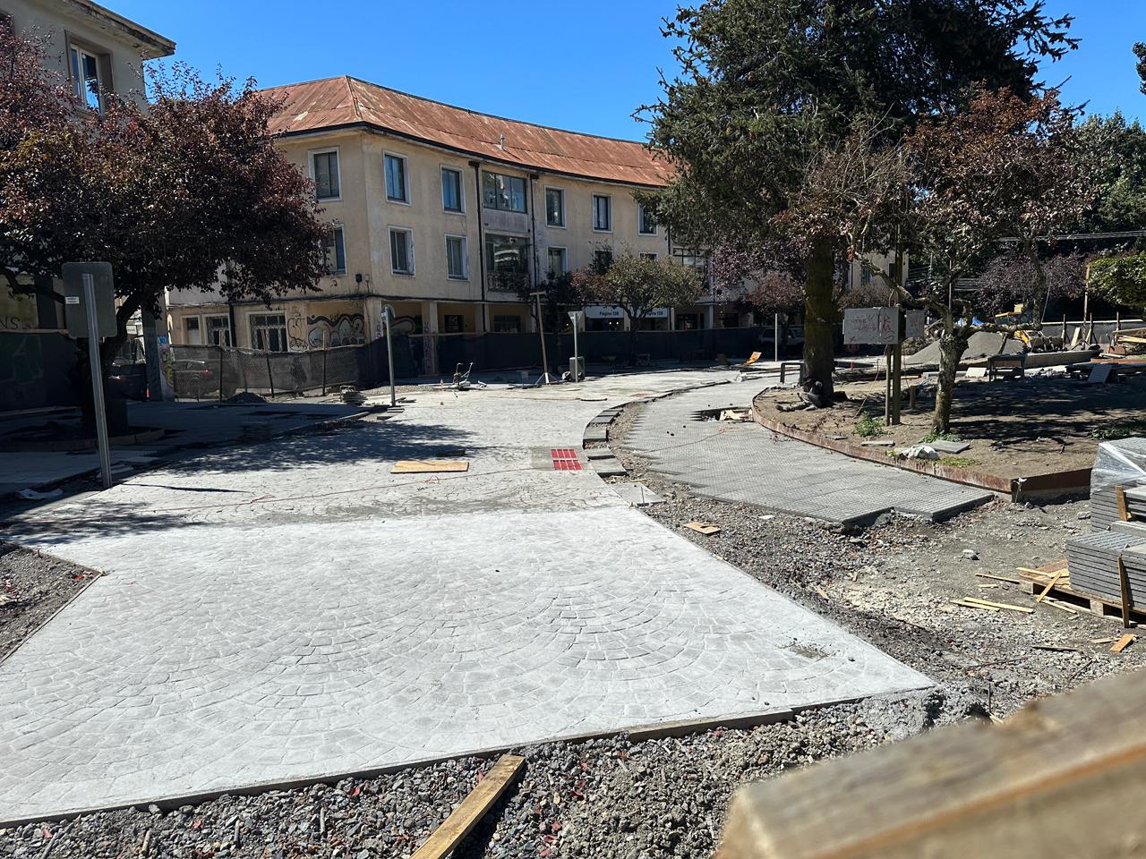 Plaza Perú trabajos