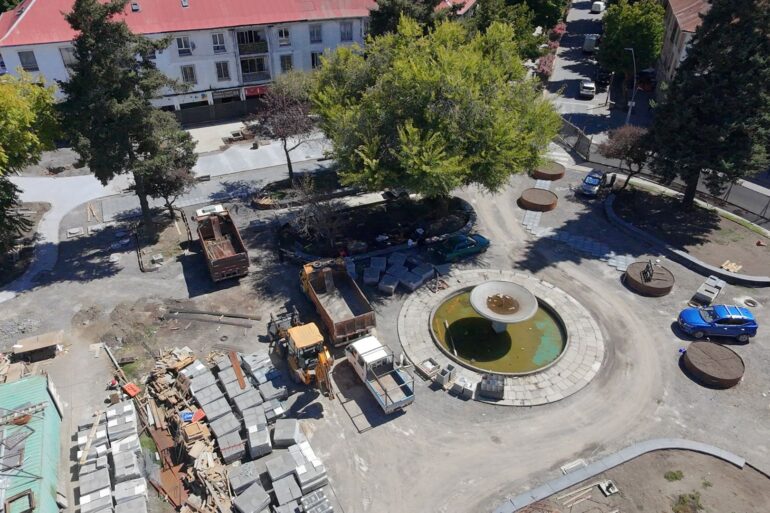 Plaza Perú trabajos