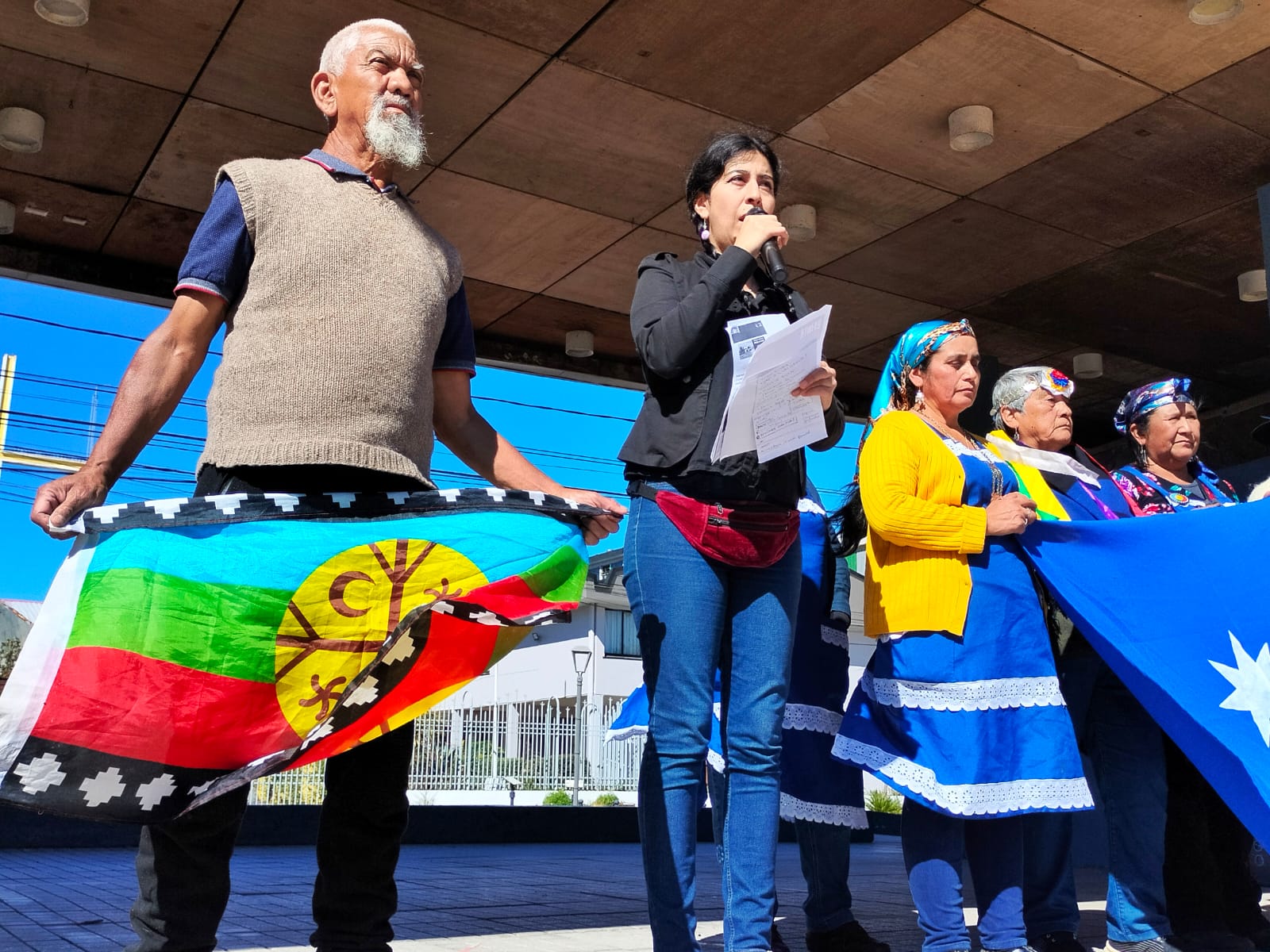 Camila Arriagada protesta Tierras Raras