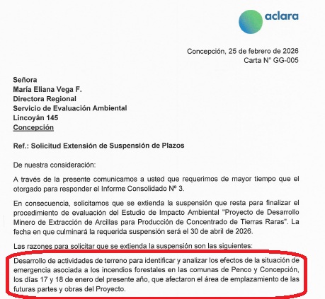 Aclara pide suspender