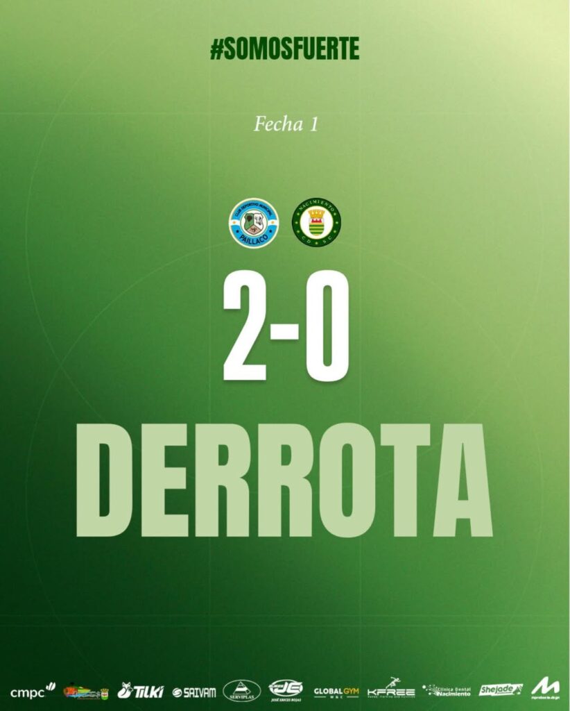 Municipal Paillaco 2-0 CDSC Nacimiento Tercera División B