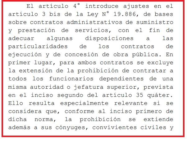 Kast y contratación de familiares