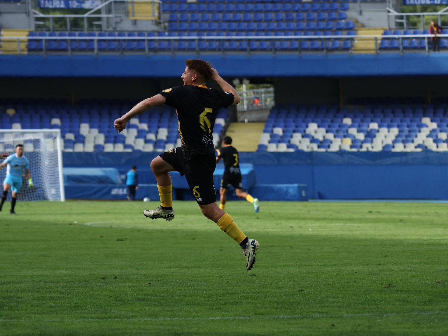 Matías Soto marcó el primer gol de la temporada de Fernández Vial en la Tercera División B | Foto: CD Fernández Vial a través de Facebook