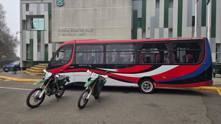 Bus línea Playa Blanca robado Lota