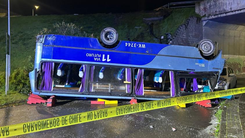Transporte Público accidente Chiguayante