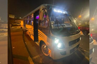 Bus Coronel Lota nocturno