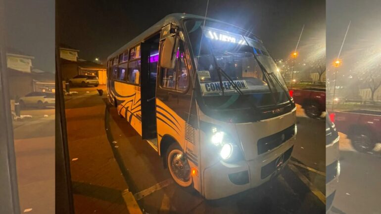Bus Coronel Lota nocturno
