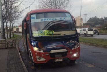 Bus línea 302 Sotral Coronel-Lota