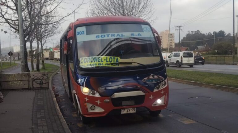 Bus línea 302 Sotral Coronel-Lota