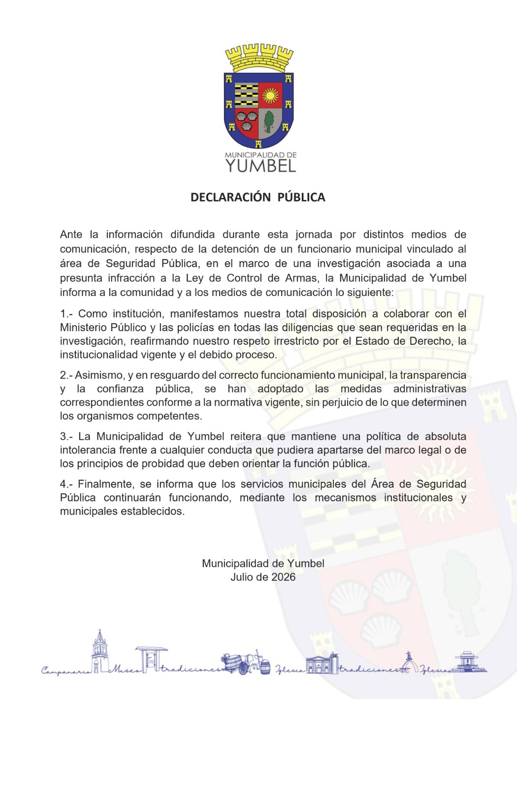 Detenido seguridad Yumbel