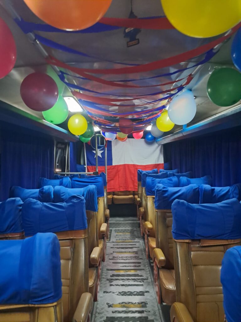 Interior bus línea 21 Riviera Bio-Bío