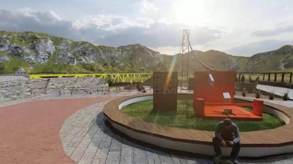 Render puente Cerro Negro Quillón