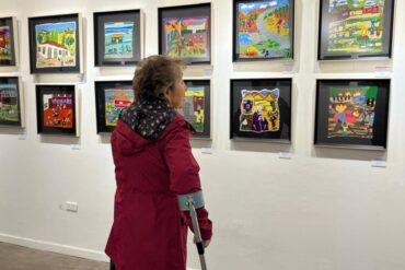 Exposición bordadoras Copiulemu