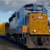 Locomotora D-3003 Transap servicio Nacimiento Rapaco