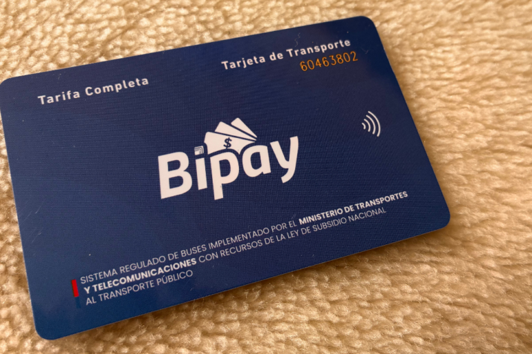Tarjeta Pago electrónico Bipay Chillán