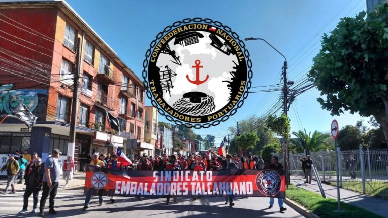 Trabajadores portuarios