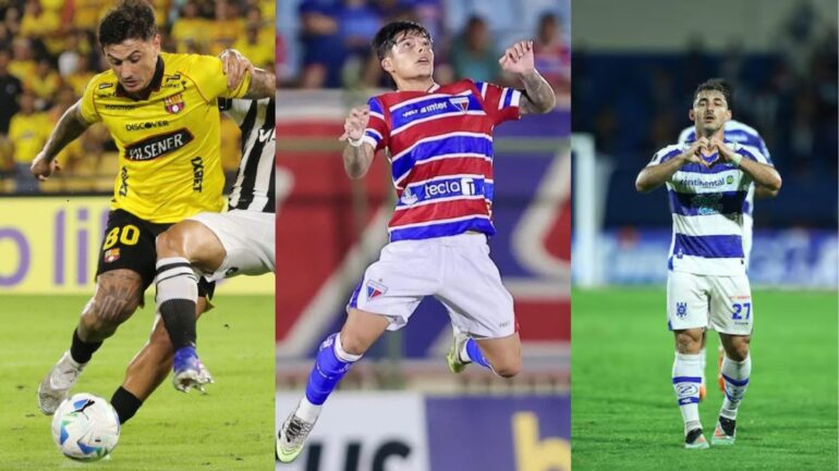 Jugadores que llegan a reforzar los clubes del Biobío en la Liga de Primera, Mercado de Pases de Invierno, 2026. | Fotografía: Editada por Sala de Prensa