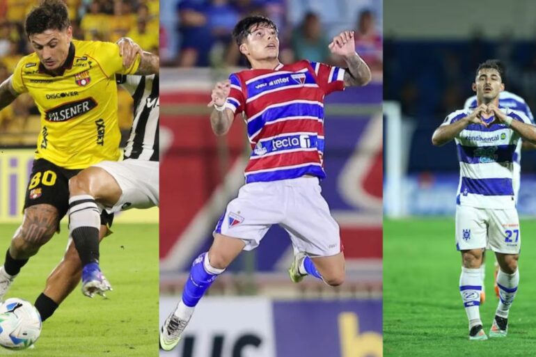 Jugadores que llegan a reforzar los clubes del Biobío en la Liga de Primera, Mercado de Pases de Invierno, 2026. | Fotografía: Editada por Sala de Prensa