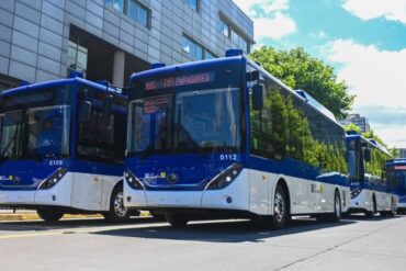 Buses eléctricos línea 80 Las Galaxias