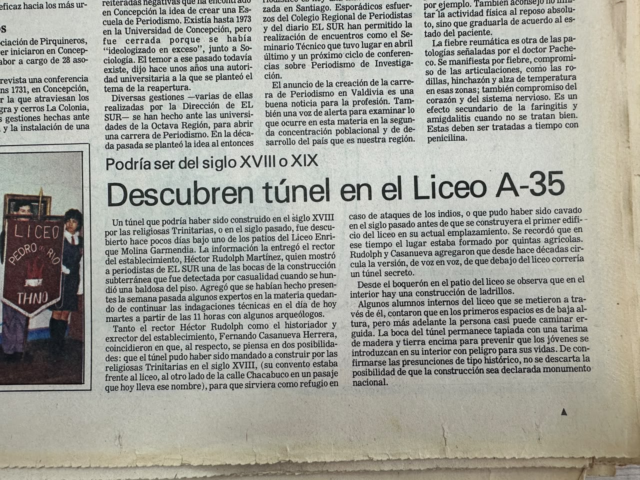 Túnel Liceo EMG